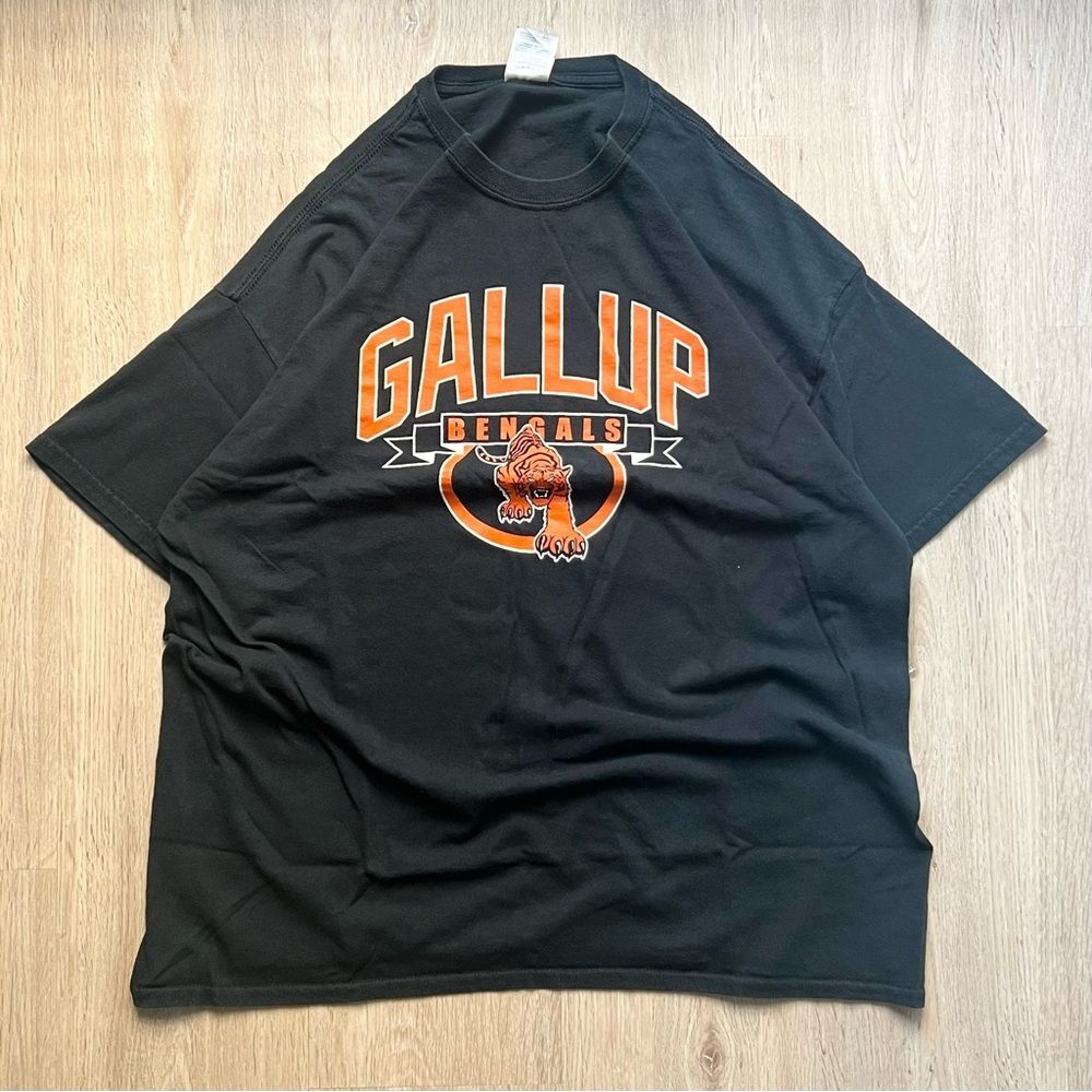 Vintage Bengals Black Graphic T-Shirt Men’s XL Football Tee Retro Style